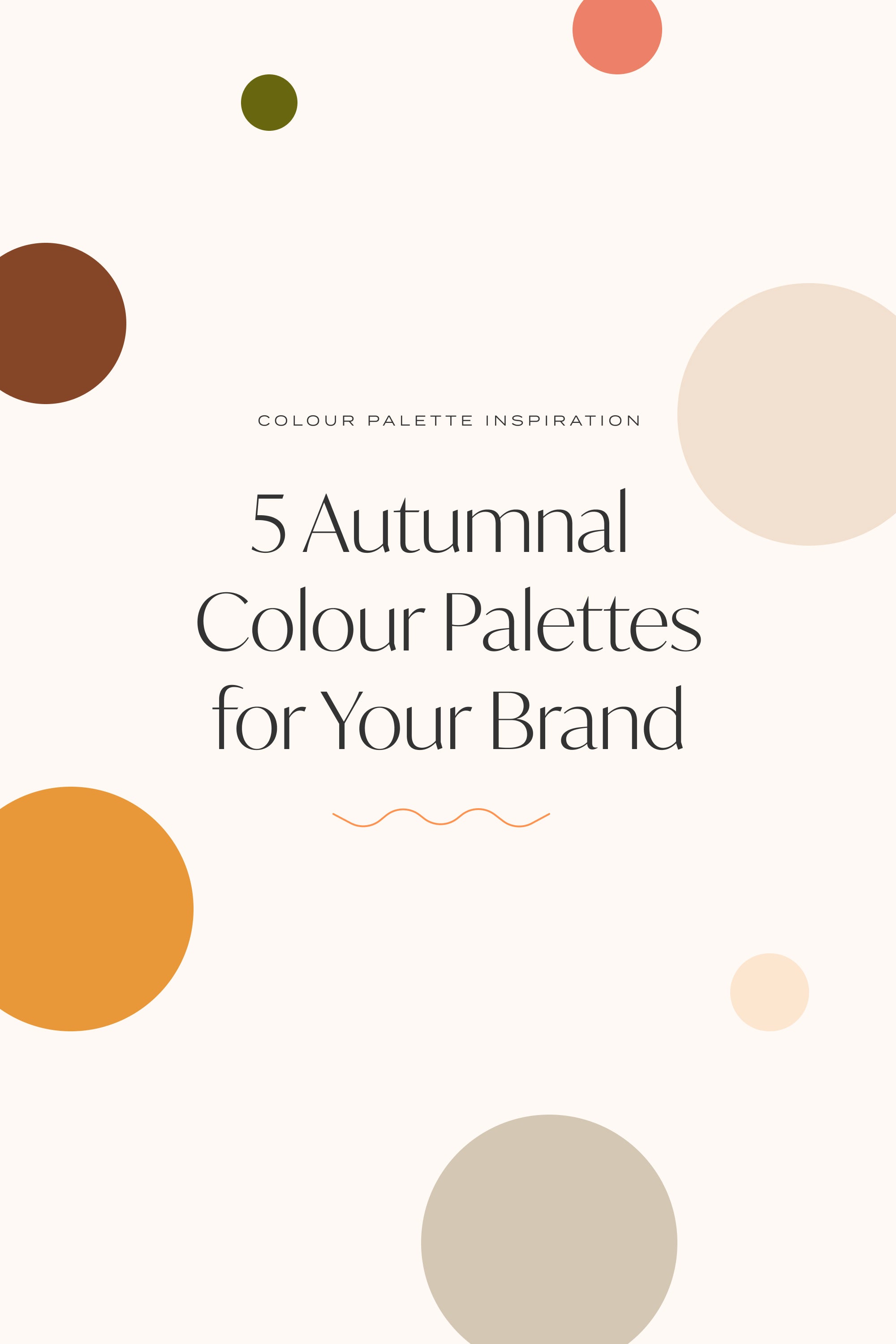 5 Autumnal  Colour Palettes for Your Brand